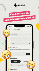 Masa: Etkinlik Bul & Oluştur screenshot