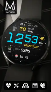 MD131 - Digital watch face screenshot