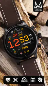MD131 - Digital watch face screenshot
