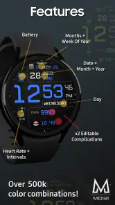 MD131 - Digital watch face screenshot