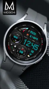 MD304 Digital watch face screenshot