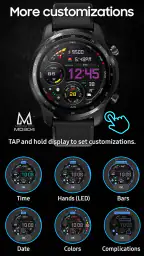 MD304 Digital watch face 6