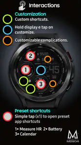MD304 Digital watch face screenshot