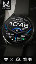 MD318 3D Digital Watch Face 1
