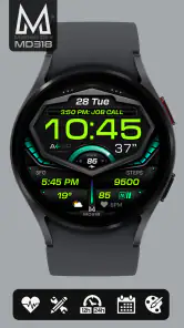 MD318 3D Digital Watch Face screenshot