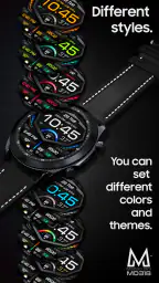 MD318 3D Digital Watch Face 5