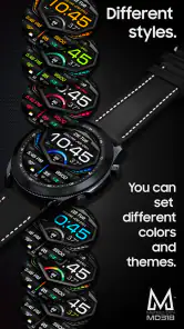 MD318 3D Digital Watch Face screenshot