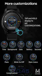 MD318 3D Digital Watch Face 7