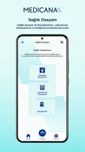 Medicana Mobil Uygulaması screenshot