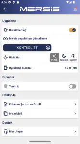 Mersis screenshot