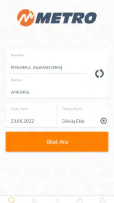 Metro Turizm–Otobüs Bileti Al screenshot
