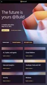 Microsoft Build screenshot