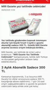Milli Gazete screenshot