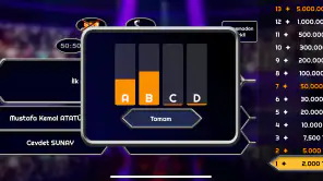 Milyoner 2025 Bilgi Yarışması screenshot