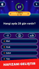 Milyoner 2025: Quiz & IQ Testi screenshot