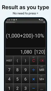 Mobi Calculator PRO screenshot