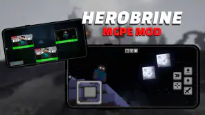 Mod Herobrine for Minecraft PE screenshot