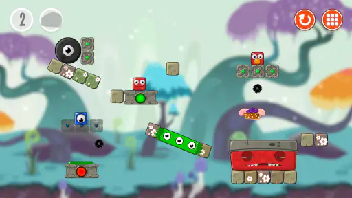 Monsterland 2. Physics puzzle 3