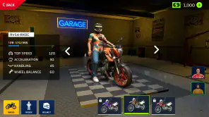 Moto Bike Stunt Wheelie Game screenshot