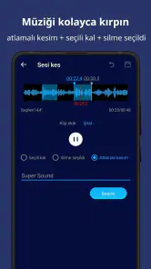 MP3 Kesici & Ses Müzik Kesmek screenshot