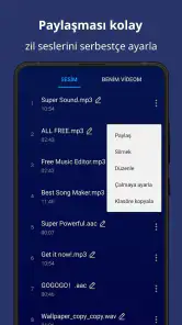 MP3 Kesici & Ses Müzik Kesmek screenshot