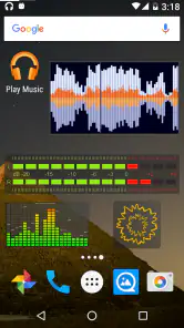 Music VU Visualizer Widgets screenshot