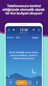 MuslimOn: Kuran, Kilit ekranı screenshot