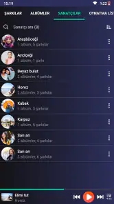 Müzik çalar screenshot