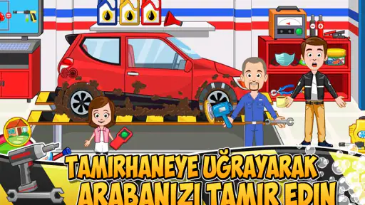 My Town : Car wash fix & drive 4