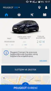 MYPEUGEOT APP screenshot
