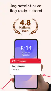 MyTherapy İlaç hatırlatıcı screenshot