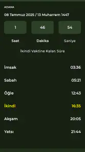 Namaz Vakitleri – Ezan & Kıble screenshot