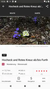 Naturfreunde Tourenportal screenshot
