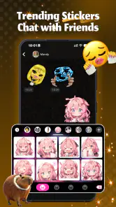 Neon Love Tema screenshot