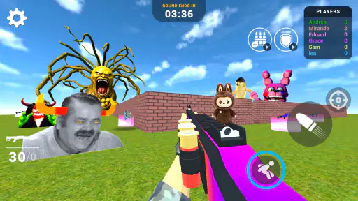 Nextbots In Backrooms: Shooter 1