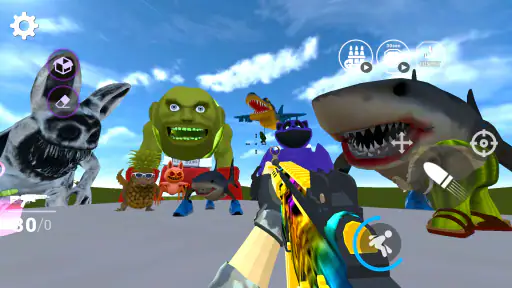 Nextbots In Backrooms: Shooter 6