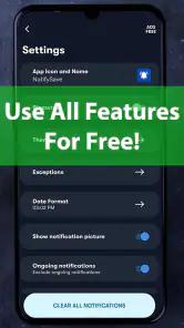 NotifySave Pro screenshot