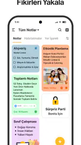 Notlar: Not defteri, notebook screenshot
