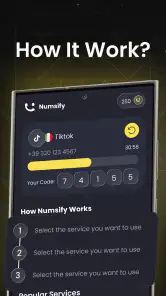 Numsify: Sanal Numara & SMS screenshot