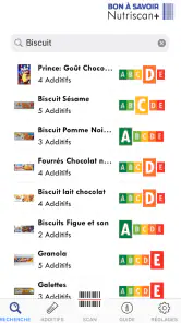 Nutriscan+ screenshot
