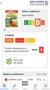 Nutriscan+ screenshot