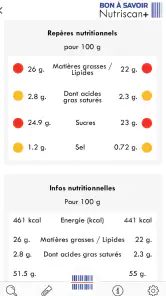 Nutriscan+ screenshot