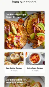 NYT Cooking: Quick Tasty Meals screenshot