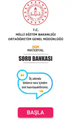 OGM Materyal Soru Bankası 1