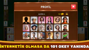Okey & 101 Okey İnternetsiz HD screenshot