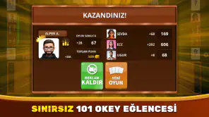 Okey & 101 Okey İnternetsiz HD screenshot