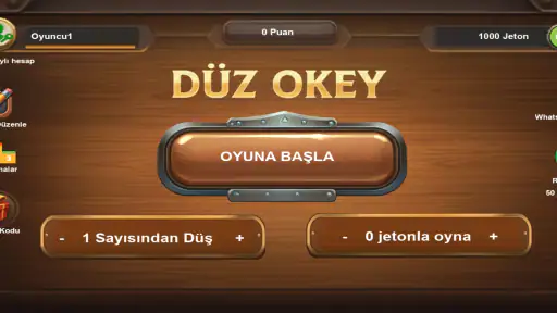 Okey –İnternetsiz Klasik Okey 1
