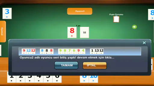Okey –İnternetsiz Klasik Okey 3