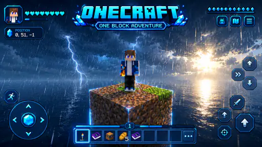 ONECRAFT : One Block Adventure 2