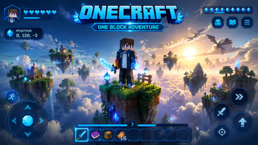 ONECRAFT : One Block Adventure 4